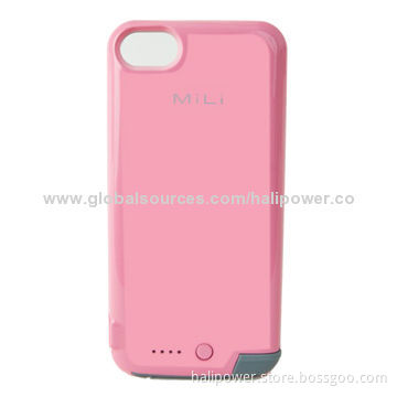 Battery Case for iPhone 5, 2,200mAh Capacity with CE, ROHS